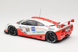 McLaren F1 GTR GT1 #30 West Competition J. Nielsen 1996 UT Models 1:18 39624 Metāls — attēls 7 no 8