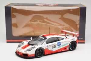 McLaren F1 GTR GT1 #30 West Competition J. Nielsen 1996 UT Models 1:18 39624 Metāls — attēls 8 no 8
