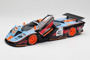McLaren F1 GTR Gulf #41 P. Gounon / S. Oloffson 24 Hours of Le Mans 1997 Minichamps 1:18 530133741 Metāls — attēls 2 no 8