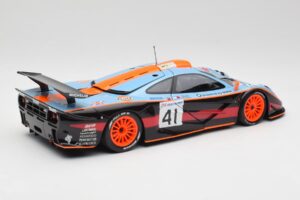 McLaren F1 GTR Gulf #41 P. Gounon / S. Oloffson 24 Hours of Le Mans 1997 Minichamps 1:18 530133741 Metāls — attēls 3 no 8