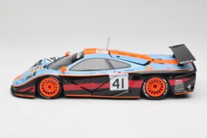 McLaren F1 GTR Gulf #41 P. Gounon / S. Oloffson 24 Hours of Le Mans 1997 Minichamps 1:18 530133741 Metāls — attēls 4 no 8