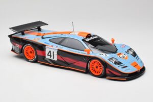 McLaren F1 GTR Gulf #41 P. Gounon / S. Oloffson 24 Hours of Le Mans 1997 Minichamps 1:18 530133741 Metāls — attēls 6 no 8