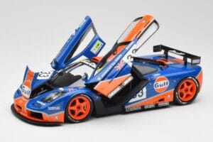 McLaren F1 GTR Gulf Racing #33 S. Bellm / A. Weaver / J. Lehto 24 Hours of Le Mans 1996 Minichamps 1:18 530133633 Metāls — attēls 2 no 8