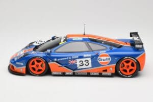 McLaren F1 GTR Gulf Racing #33 S. Bellm / A. Weaver / J. Lehto 24 Hours of Le Mans 1996 Minichamps 1:18 530133633 Metāls — attēls 4 no 8