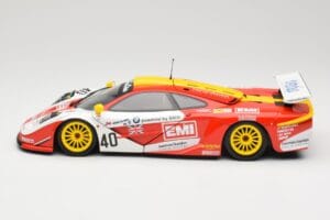 McLaren F1 GTR Gulf Team Davidoff #40 D. O'Rourke / G. Sugden / J. Auberlein 24 Hours of Le Mans 1998 Minichamps 1:18 5301338 — attēls 4 no 8