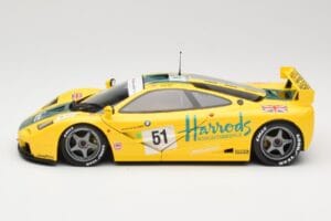 McLaren F1 GTR Harrods Mach One Racing #51 A. Wallace / D. Bell / J. Bell 24 Hours of Le Mans 1995 Minichamps 1:18 530133551  — attēls 4 no 8