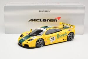 McLaren F1 GTR Harrods Mach One Racing #51 A. Wallace / D. Bell / J. Bell 24 Hours of Le Mans 1995 Minichamps 1:18 530133551  — attēls 8 no 8