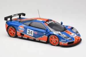 McLaren F1 GTR #34 Gulf Racing 1996 UT Models 1:18 39621 Metāls — attēls 6 no 8
