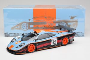 McLaren F1 GTR #39 R. Bellm / A. Gilbert-Scott 24 Hours of Le Mans 1997 Minichamps 1:18 530133739 Metāls — attēls 8 no 8