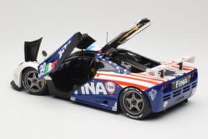 McLaren F1 GTR Team Bigazzi #39 N. Piquet / A. Cecotto / D. Sullivan 24 Hours of Le Mans 1996 Minichamps 1:18 530133639 Metāl — attēls 5 no 8