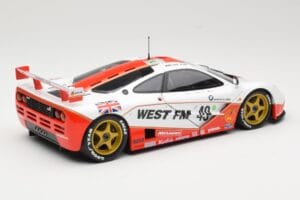 McLaren F1 GTR West Competition #49 J. Nielsen / J. Mass / T. Bscher 24 Hours of Le Mans 1995 Minichamps 1:18 530133549 Metāl — attēls 3 no 8