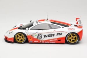 McLaren F1 GTR West Competition #49 J. Nielsen / J. Mass / T. Bscher 24 Hours of Le Mans 1995 Minichamps 1:18 530133549 Metāl — attēls 4 no 8