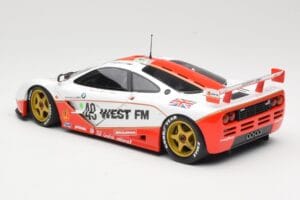 McLaren F1 GTR West Competition #49 J. Nielsen / J. Mass / T. Bscher 24 Hours of Le Mans 1995 Minichamps 1:18 530133549 Metāl — attēls 7 no 8