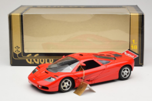 McLaren F1 High Mirror Light Red Guiloy 1:18 67505 Metāls — attēls 8 no 8
