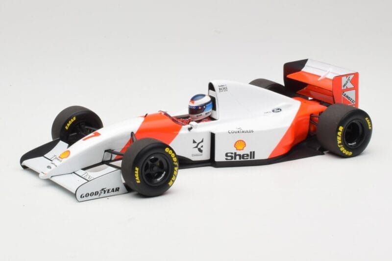 McLaren Ford MP4/8 #7 M. Hakkinen 1993 Minichamps 1:18 530931837 Metāls