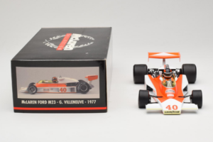 McLaren M23 Ford #40 G. Villeneuve British GP 1977 Minichamps 1:18 530771840 Metāls — attēls 6 no 7