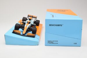 McLaren MCL35M #4 L. Norris 3rd Place Monaco GP 2021 Minichamps 1:18 533212402 Metāls — attēls 6 no 6