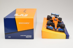 McLaren MCL35M Mercedes #3 D. Ricciardo McLaren F1 Team Bahrain Grand Prix 2021 Minichamps 1:18 533211803 Sveķi — attēls 6 no 7