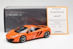 McLaren MP4-12C Oranžs AUTOart 1:18 76006 Metāls — attēls 8 no 8
