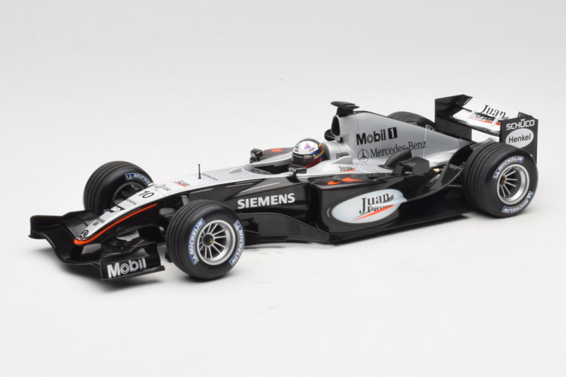 McLaren MP4-19 Mercedes J.P. Montoya Test Car 2005 Minichamps 1:18 533051880 Metāls