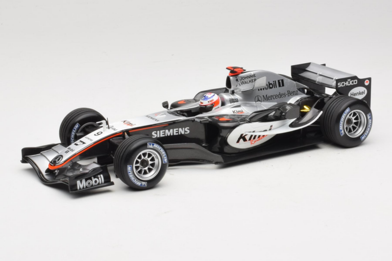 McLaren MP4-20 Mercedes #9 K. Raikkonen F1 2005 Minichamps 1:18 B66962337 Metāls