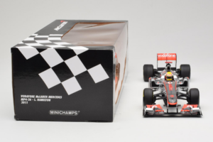 McLaren MP4-26 Mercedes #3 L. Hamilton Vodafone McLaren F1 2011 Minichamps 1:18 530111803 Metāls — attēls 7 no 7