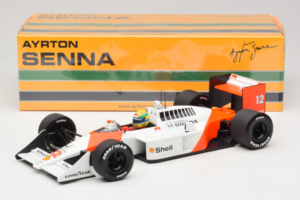 McLaren MP4/4 Honda #12 A. Senna Marlboro McLaren F1 World Champion 1988 Minichamps 1:18 540881812 Metāls — attēls 7 no 7