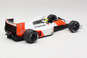 McLaren MP4/5B Honda #27 A. Senna Marlboro McLaren F1 World Champion 1990 Minichamps 1:18 540901827 Metāls — attēls 2 no 7