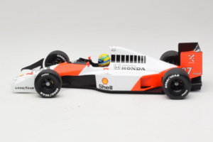 McLaren MP4/5B Honda #27 A. Senna Marlboro McLaren F1 World Champion 1990 Minichamps 1:18 540901827 Metāls — attēls 3 no 7