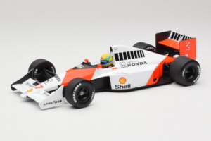 McLaren MP4/5B Honda #27 A. Senna Marlboro McLaren F1 World Champion 1990 Minichamps 1:18 540901827 Metāls