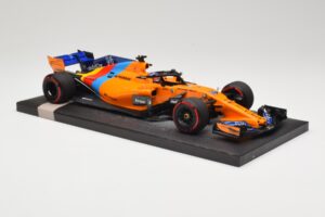 McLaren MCL33 Renault #14 F. Alonso Last F1 Race Abu Dhabi GP 2018 Minichamps 1:18 537183914 Metāls — attēls 4 no 6