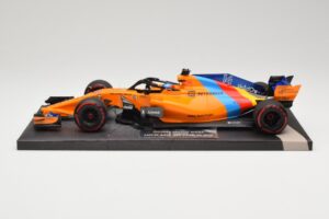 McLaren MCL33 Renault #14 F. Alonso Last F1 Race Abu Dhabi GP 2018 Minichamps 1:18 537183914 Metāls