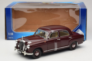 Mercedes 180 Ponton Tumšsarkans Revell 1:18 08876 Metāls — attēls 6 no 6