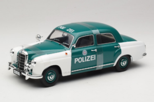 Mercedes 180 Ponton Polizei Revell 1:18 8863 Metāls