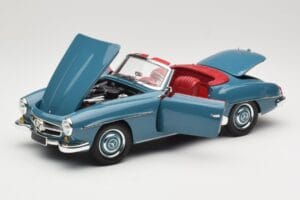 Mercedes 190 SL W121 Zils Minichamps 1:18 103037033 Metāls — attēls 2 no 8