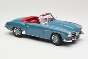 Mercedes 190 SL W121 Zils Minichamps 1:18 103037033 Metāls — attēls 6 no 8