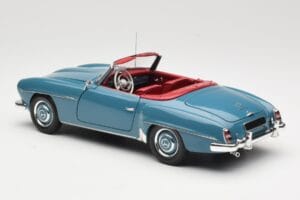 Mercedes 190 SL W121 Zils Minichamps 1:18 103037033 Metāls — attēls 7 no 8
