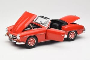 Mercedes 190 SL W121 Guards Red Minichamps 1:18 100037032 Metāls — attēls 2 no 8