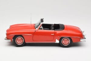 Mercedes 190 SL W121 Guards Red Minichamps 1:18 100037032 Metāls — attēls 4 no 8