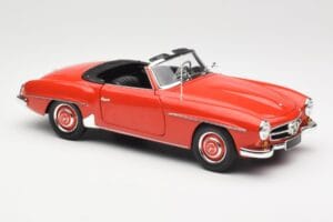 Mercedes 190 SL W121 Guards Red Minichamps 1:18 100037032 Metāls — attēls 6 no 8