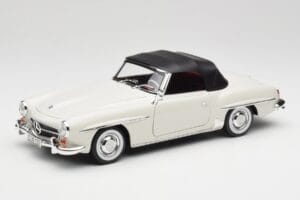 Mercedes 190 SL W121 Gaiši Pelēks Norev 1:18 B66040710 Metāls — attēls 3 no 10