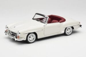 Mercedes 190 SL W121 Gaiši Pelēks Norev 1:18 B66040710 Metāls