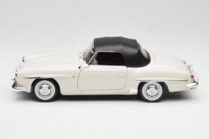 Mercedes 190 SL W121 Gaiši Pelēks Norev 1:18 B66040710 Metāls — attēls 5 no 10