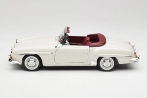 Mercedes 190 SL W121 Gaiši Pelēks Norev 1:18 B66040710 Metāls — attēls 6 no 10