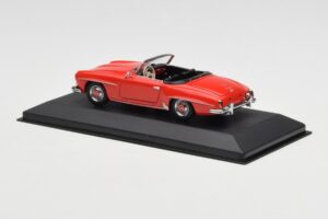 Mercedes 190 SL W121 Sarkans Minichamps 1:43 940033131 Metāls — attēls 3 no 4
