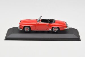 Mercedes 190 SL W121 Sarkans Minichamps 1:43 940033131 Metāls