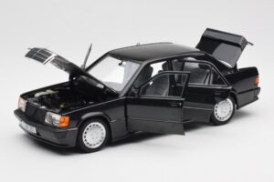 Mercedes 190E 2.3-16 W201 Melns Dīlera Izdevums Norev 1:18 B66040663 Metāls — attēls 2 no 8