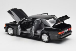 Mercedes 190E 2.3-16 W201 Melns Dīlera Izdevums Norev 1:18 B66040663 Metāls — attēls 5 no 8