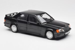 Mercedes 190E 2.3-16 W201 Melns Dīlera Izdevums Norev 1:18 B66040663 Metāls — attēls 6 no 8
