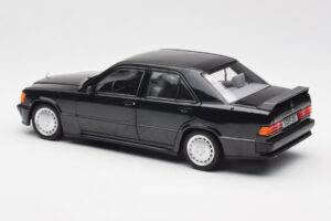 Mercedes 190E 2.3-16 W201 Melns Dīlera Izdevums Norev 1:18 B66040663 Metāls — attēls 7 no 8